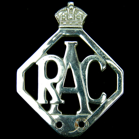 RAC Associate Badges 1946-53 Type 1