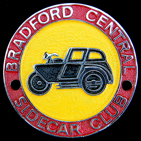 Bradford Central Sidecar Club Car Badge