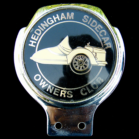 Hedingham Sidecar Owners Club Car Badge
