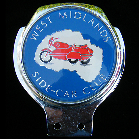West Midlands Side-Car Club Car Badge