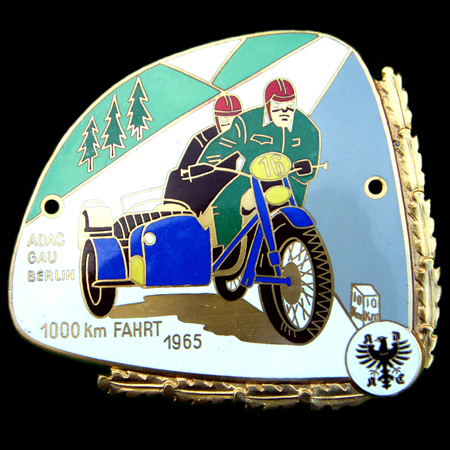 ADAC Gau Belin Car Badge