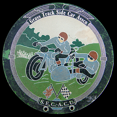 Grass Track Side Car Association Car Badge