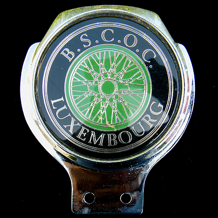 British Side Car Owners Club Luxembourg Car Badge