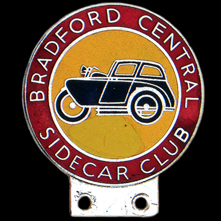 Bradford Central Sidecar Club Car Badge