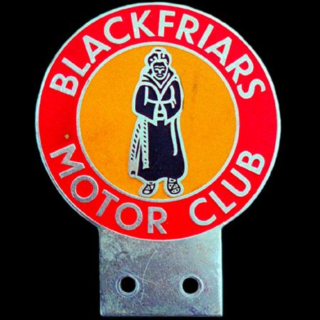 Blackfriars Motor Club Car Badge
