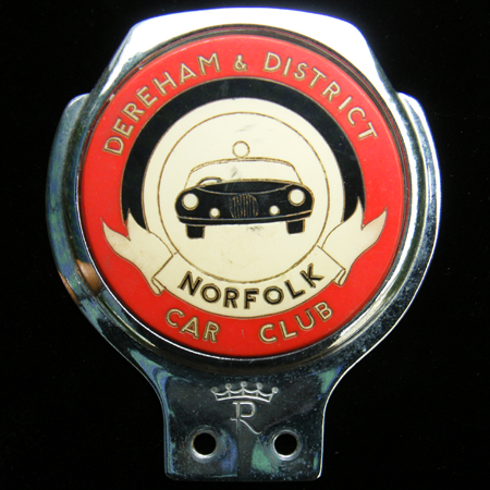 Dereham & District Car Club Norfolk Car Badge