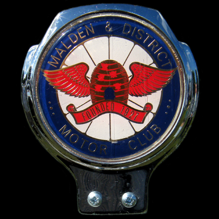 Malden & District Motor Club Car Badge
