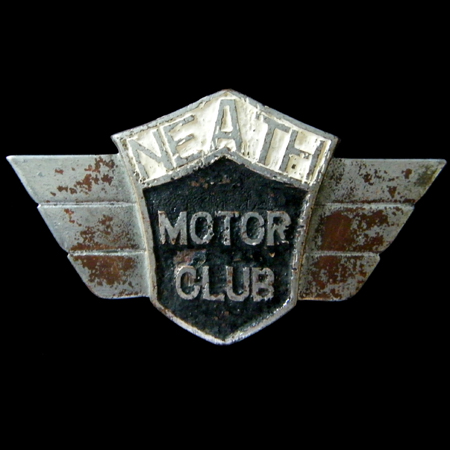 Rare Neath Motor Club Car Badge