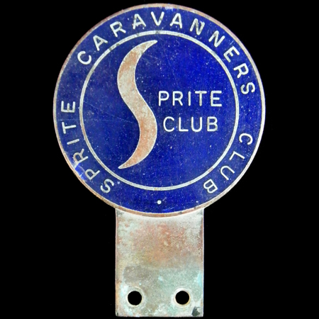 Sprite Caravanners Club Car Badge