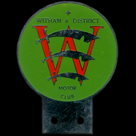 Witham & District Motor Club Car Badge