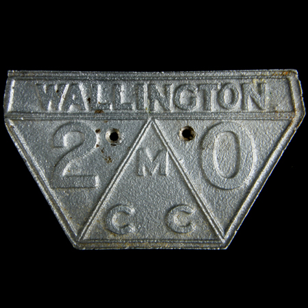 Wallington 20 Motor Cycle Club Car Badge