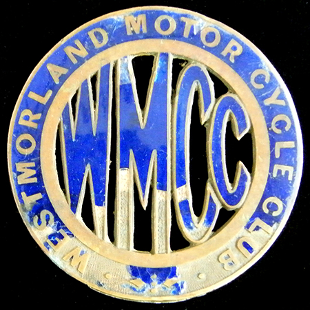 Westmorland Motor Cycle Club Car Badge