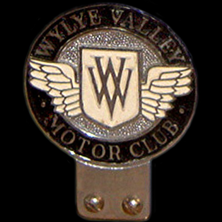 Wylye Valley Motor Club Car Badge