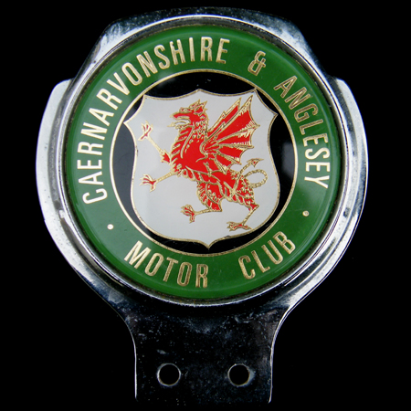 Caernarvonshire & Anglesey Motor Club Car Badge