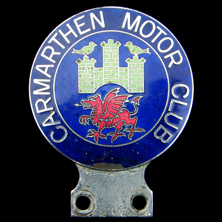 Carmarthen Motor Club Car Badge