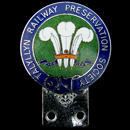 Talyllyn Railway Preservation Society Car Badge
