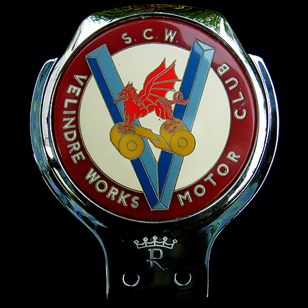 Steel Company of Wales Velindre Works Motor Club Car Badge