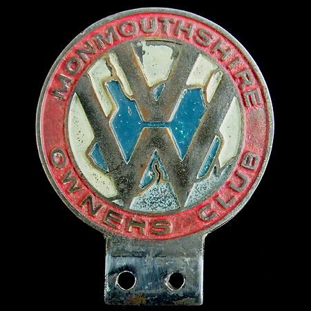 Monmouthshire VW Owners Club Car Badge
