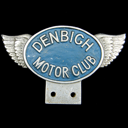 Denbigh Motor Club Car Badge