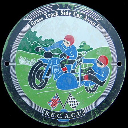 Grass Track Side Car Association Car Badge