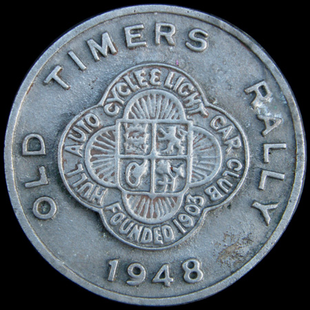 Hull Auto Cycle & Light Car Club Car Badge