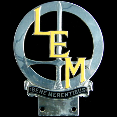 League of Empire Motorists Car Badge