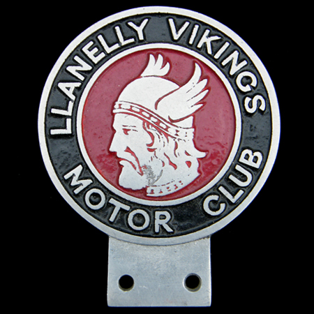 Llanelly Vikings Motor Club Car Badge