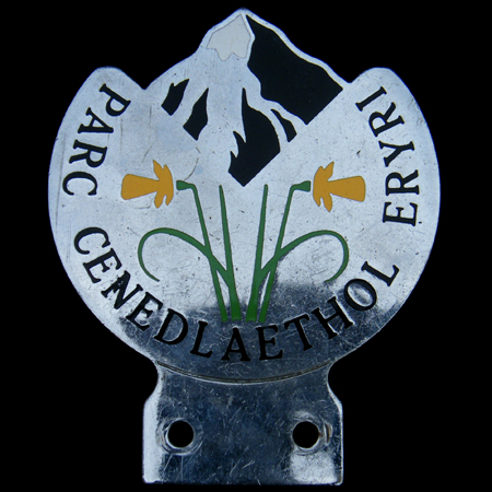Parc Cenedlaethol Eryri Car Badge