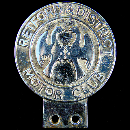 Retford & District Motor Club Car Badge