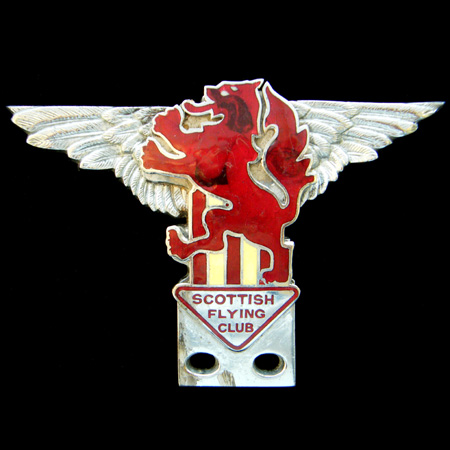 Scottish Flying Club Car Badge