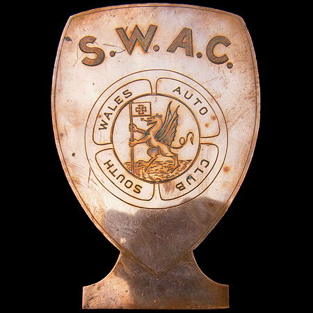 South Wales Automobile Club Car Badge