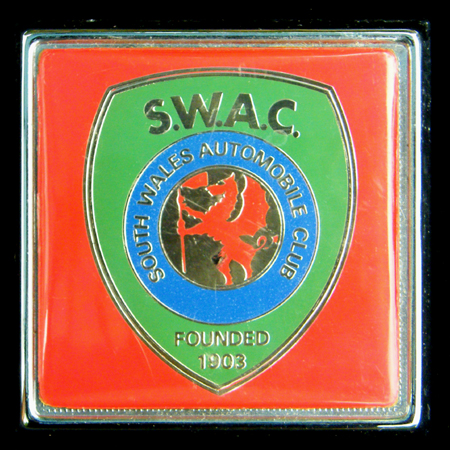 South Wales Automobile Club Founded 1903 Car Badge