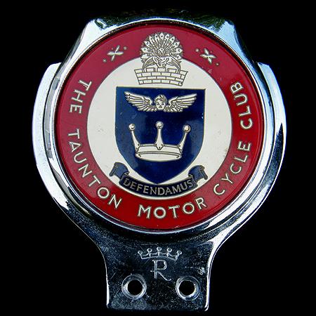 Taunton Motor Cycle Club Car Badge