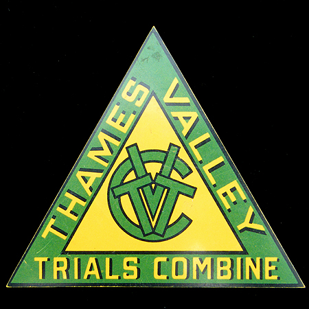 Thames Valley Trials Combine Car Badge