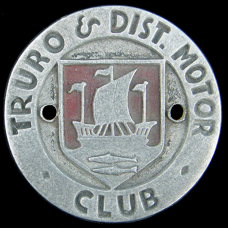 Truro & District Motor Club Car Badge