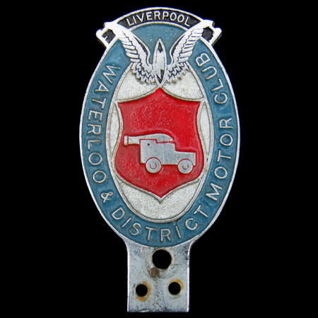 Waterloo & District Motor Club Car Badge