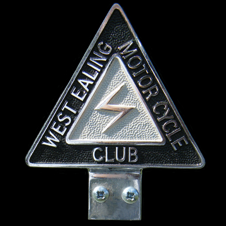 West Ealing Motor Cycle Club Car Badge