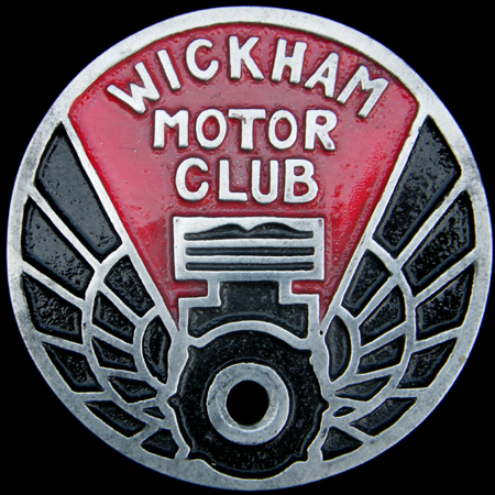 Wickham Motor Club Car Badge