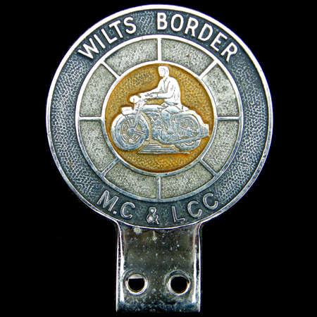Wilts Border Motor Cycle & Light Car Club Car Badge