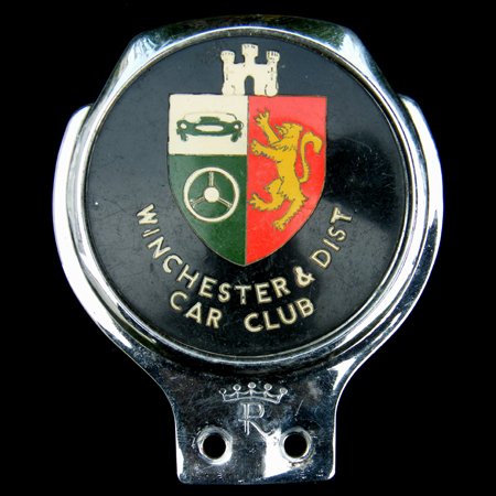 Winchester & District Car Club Car Badge