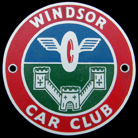 Windsor Car Club Car Badge