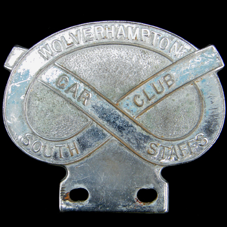 Wolverhampton South Staffs Car Club Car Badge
