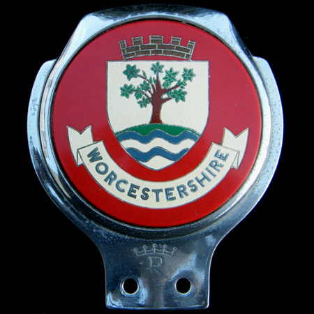 Worcestershire Car Badge