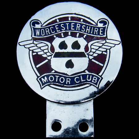 Worcestershire Motor Club Car Badge (included Motor Cycles)