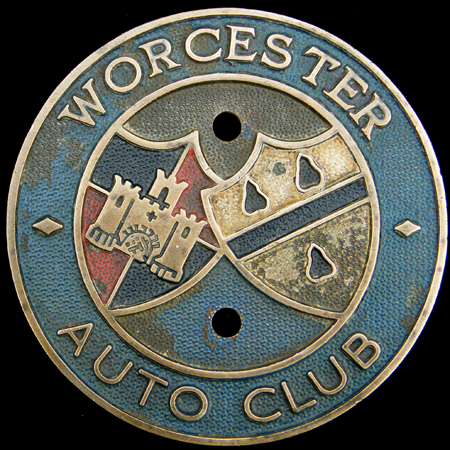 Worcester Auto Club Car Badge