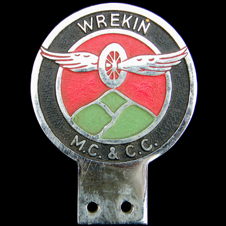 Wrekin Motor Cycle & Car Club Car Badge
