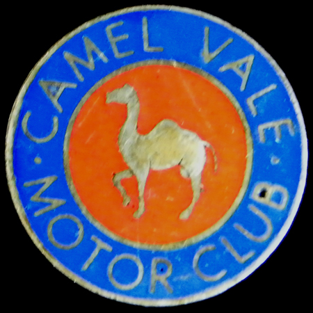 Camel Vale Motor Club lapel type badge