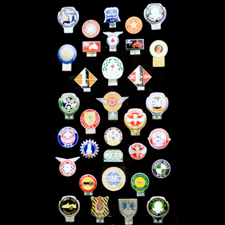 Display of  Motor Cycle, Speedway and Sidecar badges