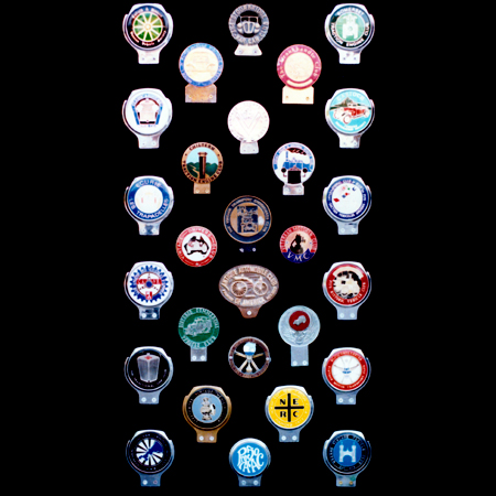 Display of Vintage and Veteran Club  badges