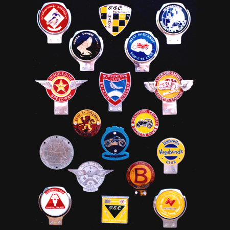 Display of Motor Cycle badges